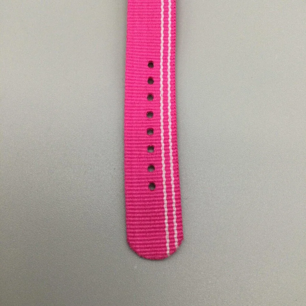 Timex Girls Watch 31mm Floral Dial Pink Nylon Indiglo WR 30M New Battery